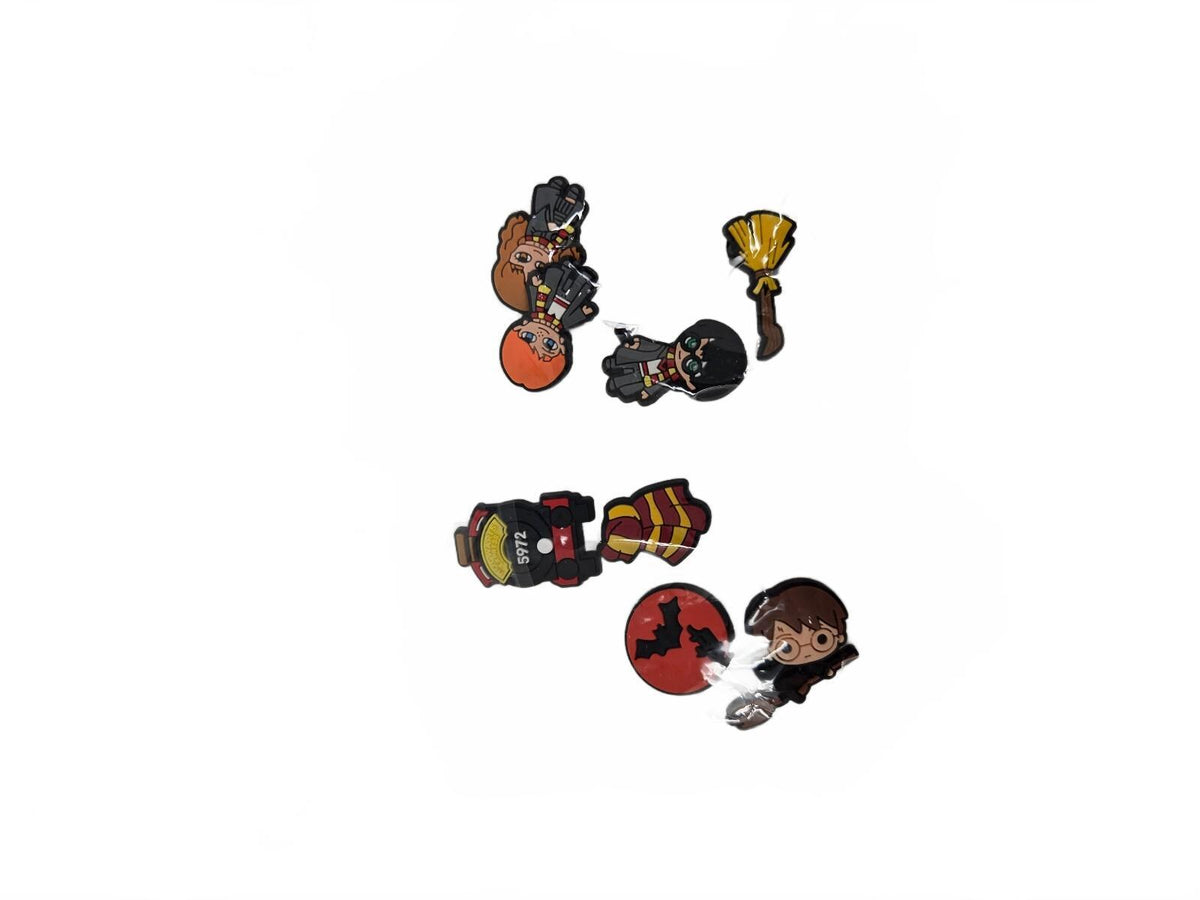 8 Harry Potter Shoe Charms NIP