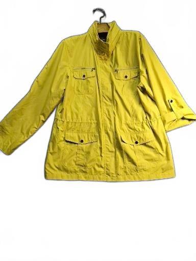Style and CO Yellow Utility Jacket with Multiple Pockets
