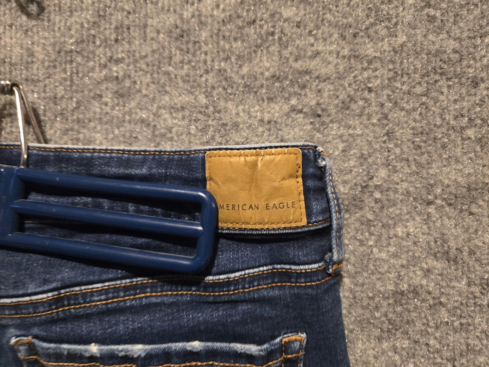 American Eagle Blue Denim Super Stretch Jeans Women's Size 6