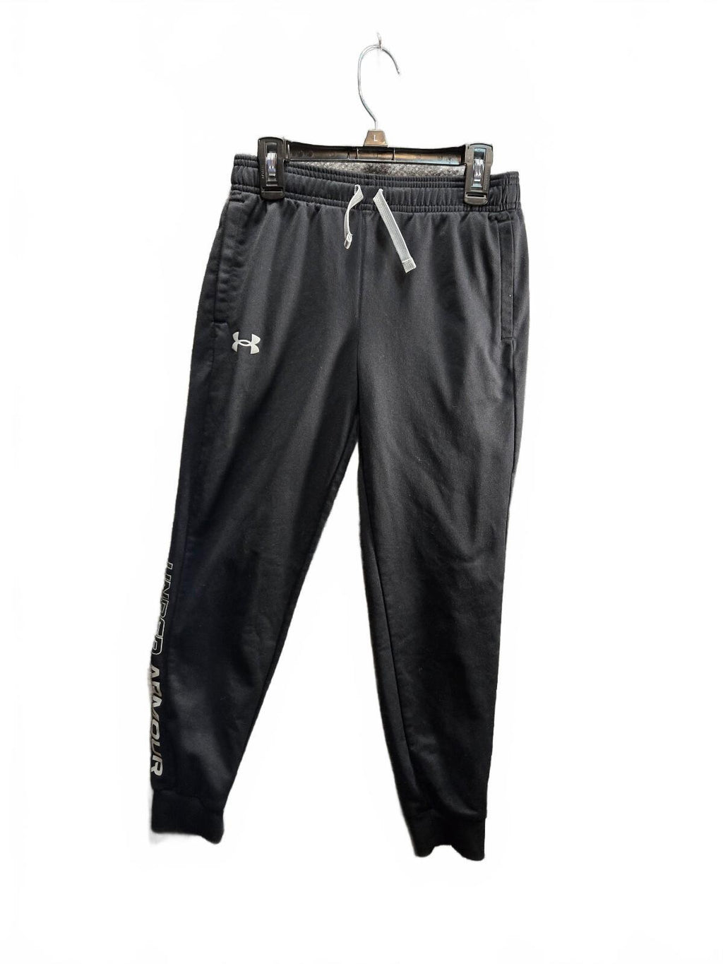 Under Armour Black Athletic Jogger Pants with Logo YM