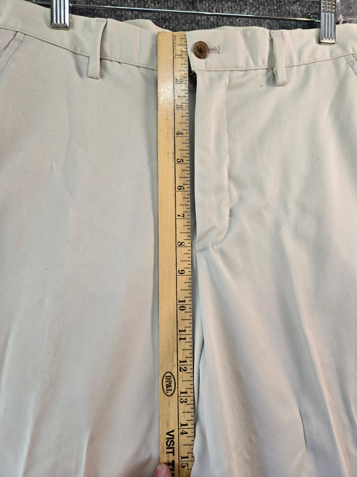 Chaps Men's Straight Fit Khaki