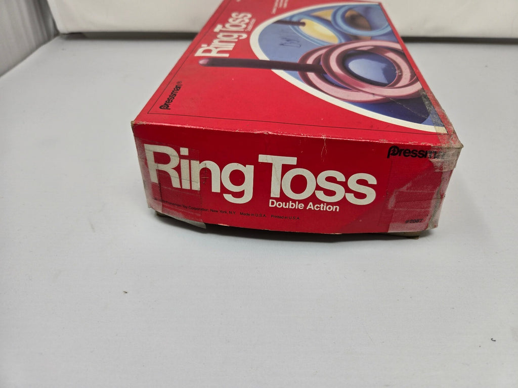 Vintage 1979 Pressman Ring Toss Double Action Game Complete Set Retro Toy 2087