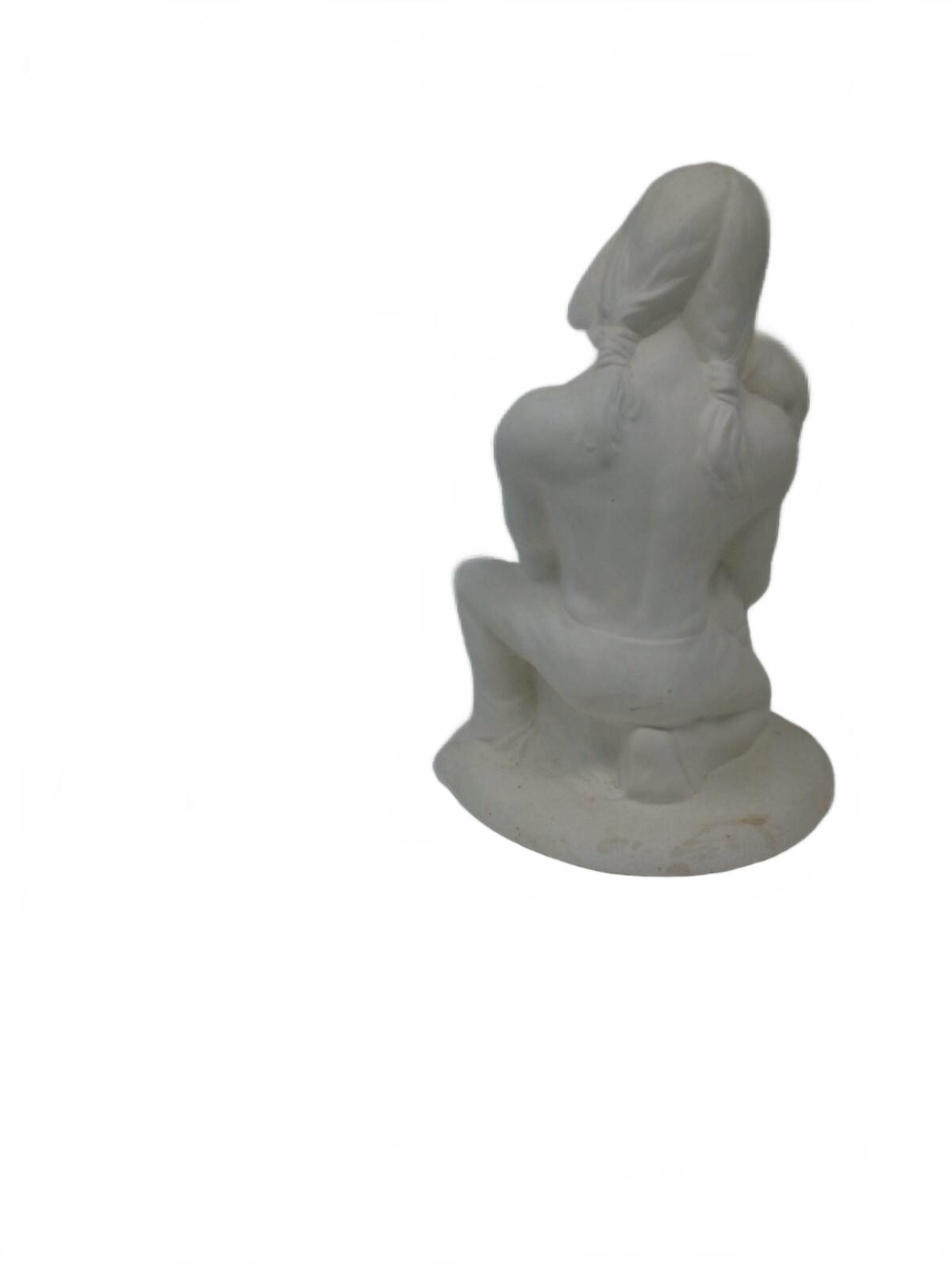 Vintage Providence Mold Native American Couple Bisque Ready To Paint [COPY]