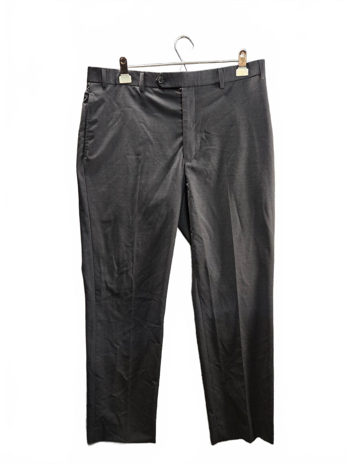 Brooks Brothers Men's Black Dress Pants W37 L32 Made in Jordan