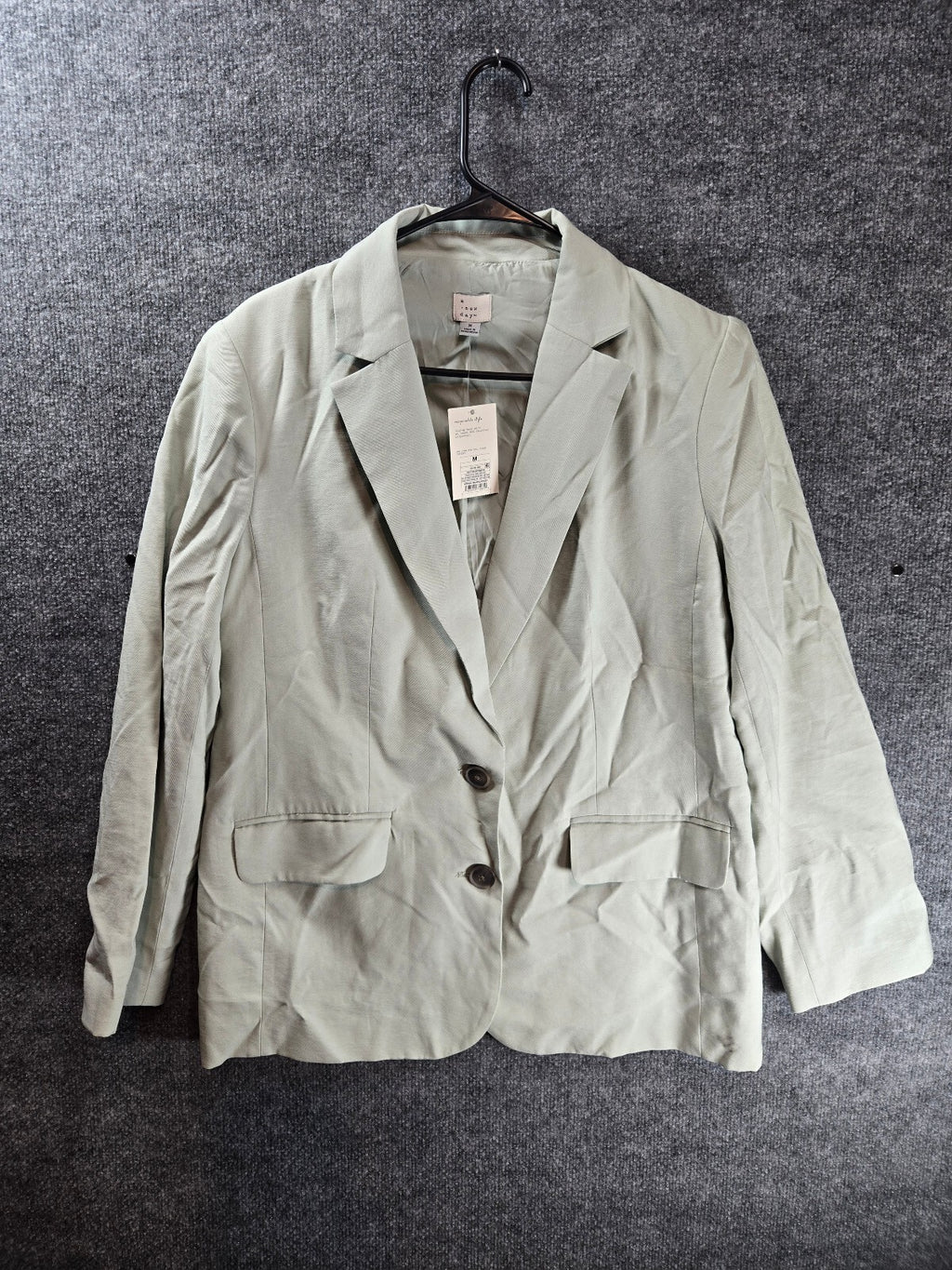 A NEW DAY Light Green Blazer Jacket Size M