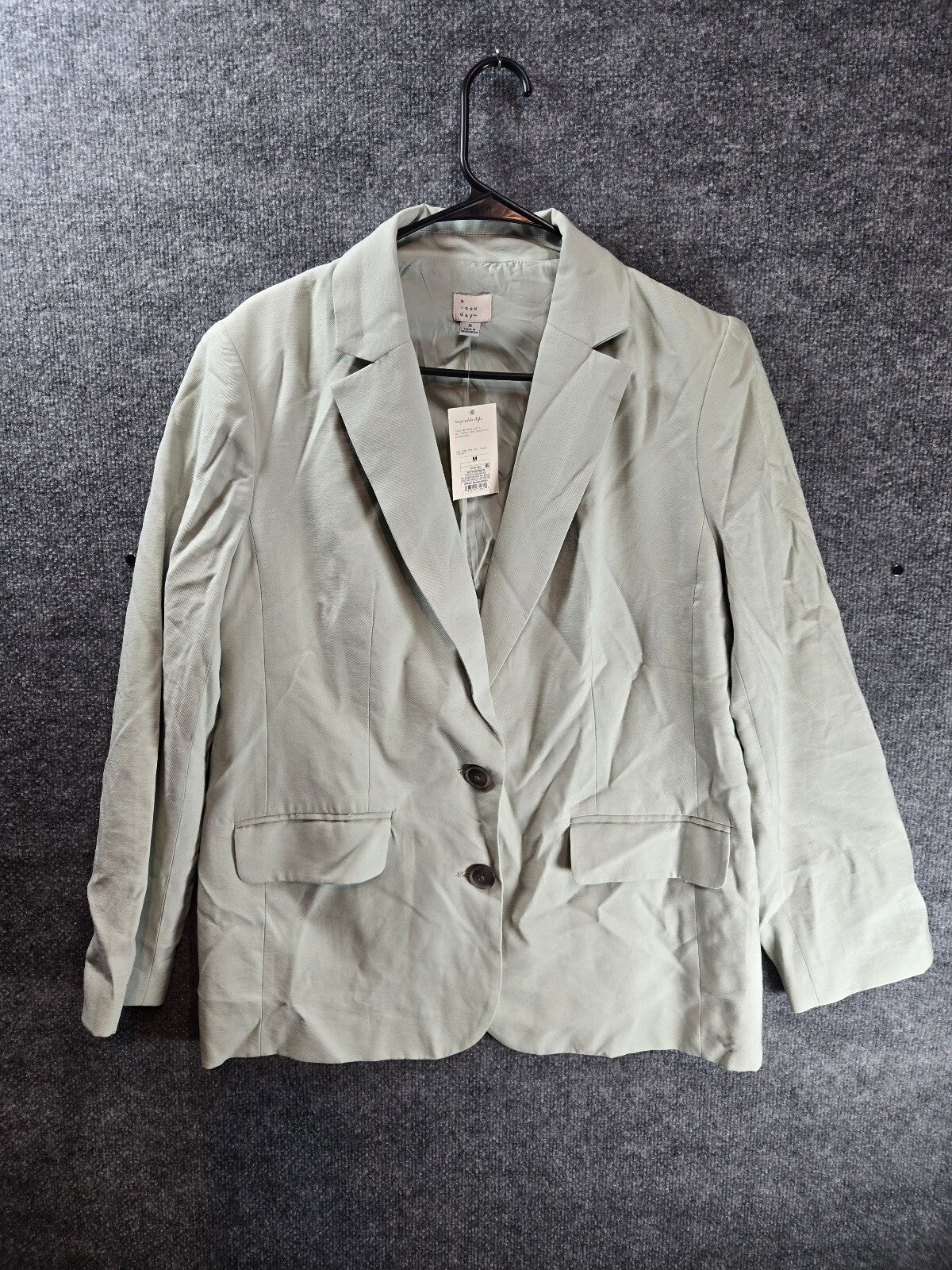 A NEW DAY Light Green Blazer Jacket Size M