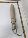 Totes Compact Folding Umbrella Khaki Tan Olive Auto Open Close Rain Travel