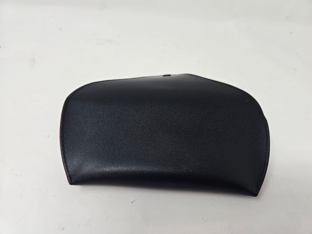 Ray-Ban Black Leather Sunglasses Case with Red Interior