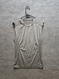 Nike Pro Combat Boys Sleeveless Compression Shirt Youth Gray Dri-Fit Tank