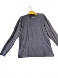 Urban Pipeline Men's Long Sleeve Crew Neck T-Shirt Gray Size L