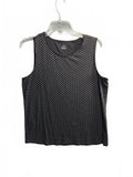 cj banks Black Polka Dot Sleeveless Cotton Top