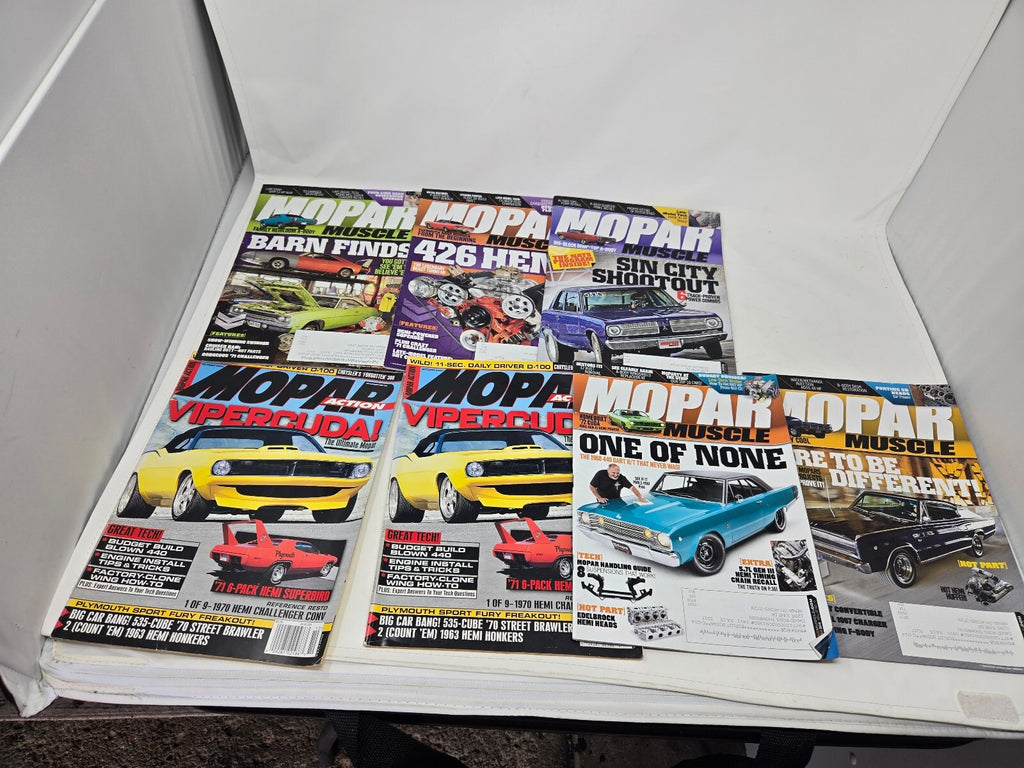 Mopar Muscle and Suspension Parts Only Magazines Lot