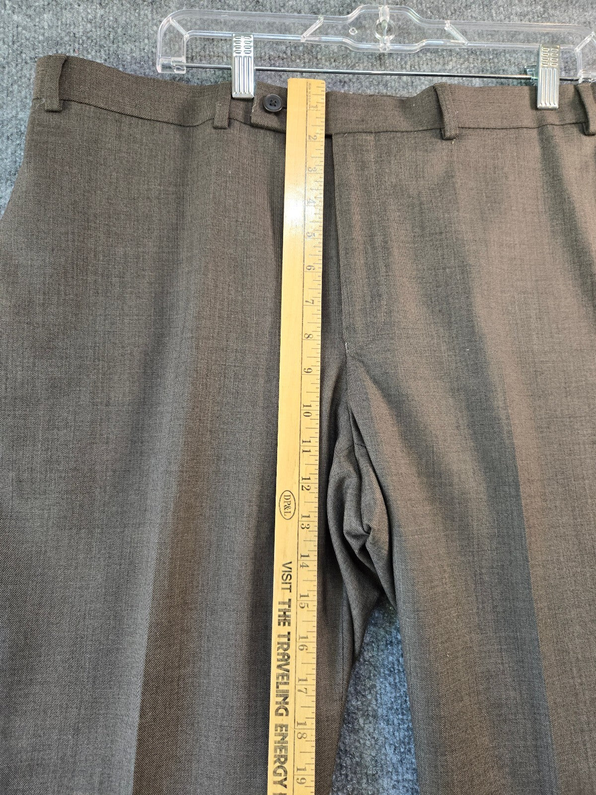 Collection by Michael Strahan Men's Wool Blend Dress Pants Brown 36x30