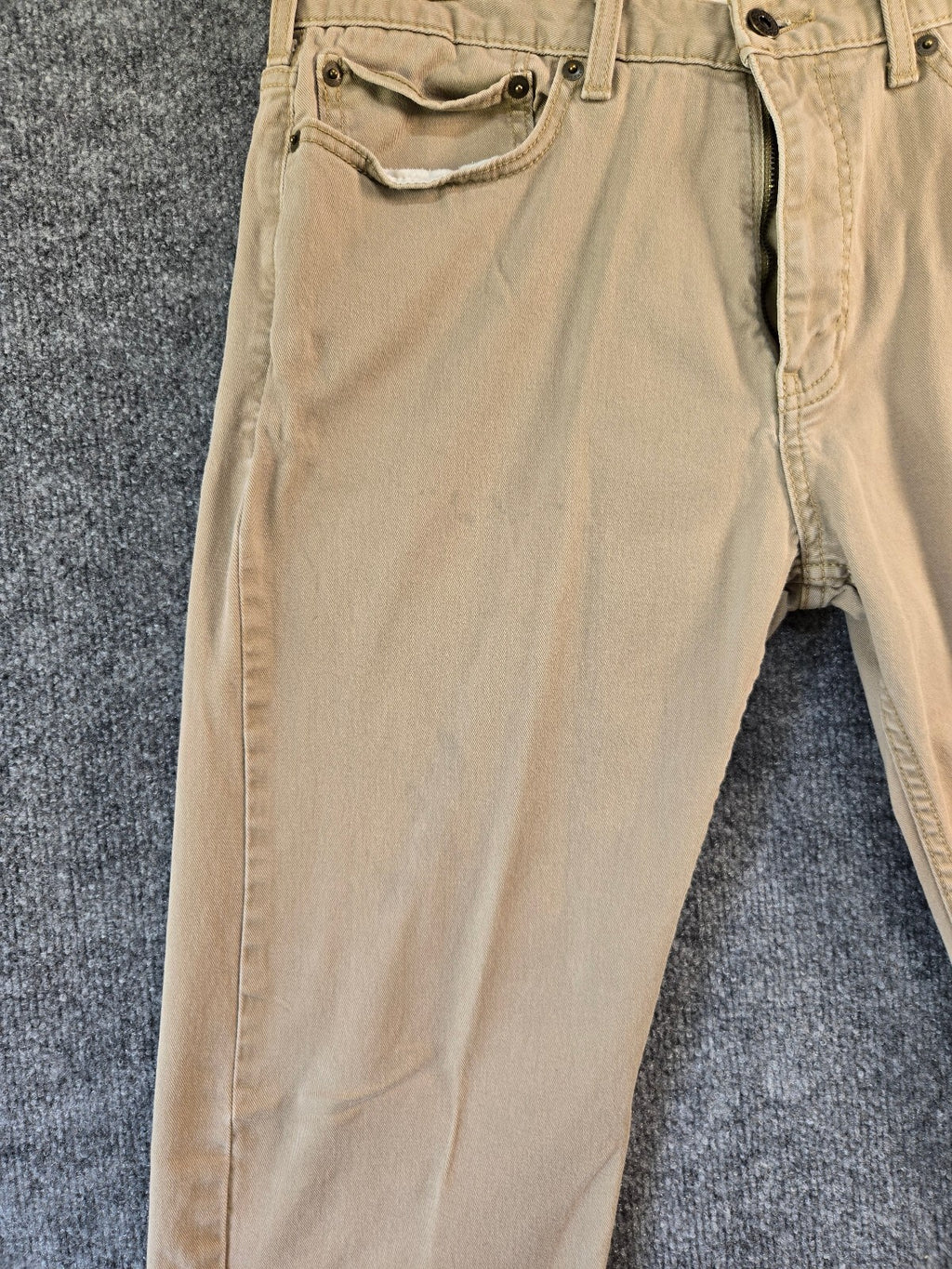Dockers Men's Straight Fit Jean Cut Khaki Pants Tan 5-Pocket Cotton