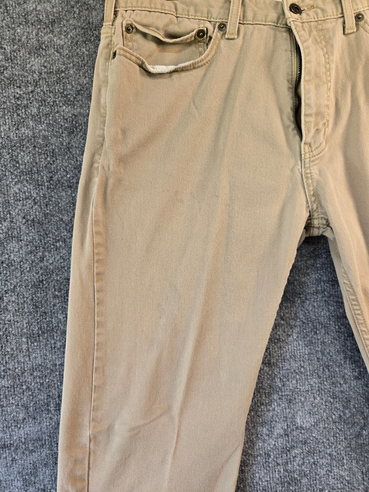 Dockers Men's Straight Fit Jean Cut Khaki Pants Tan 5-Pocket Cotton
