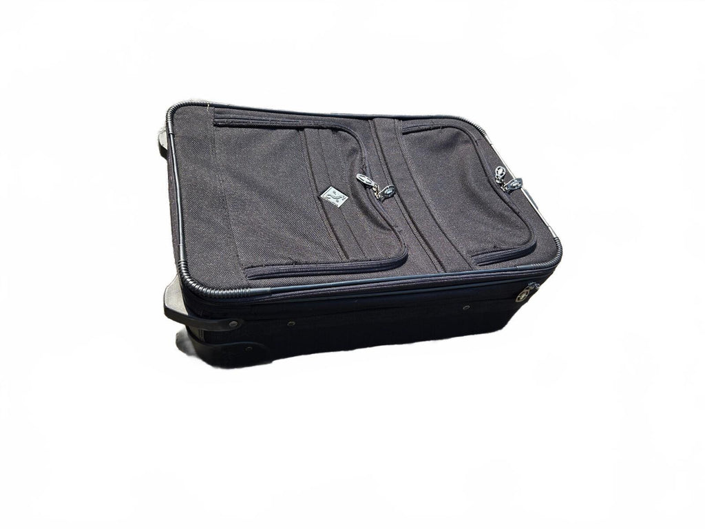 Atlantic Softside Rolling Suitcase Black 2-Wheel Carry-On Bag 387 92-93F