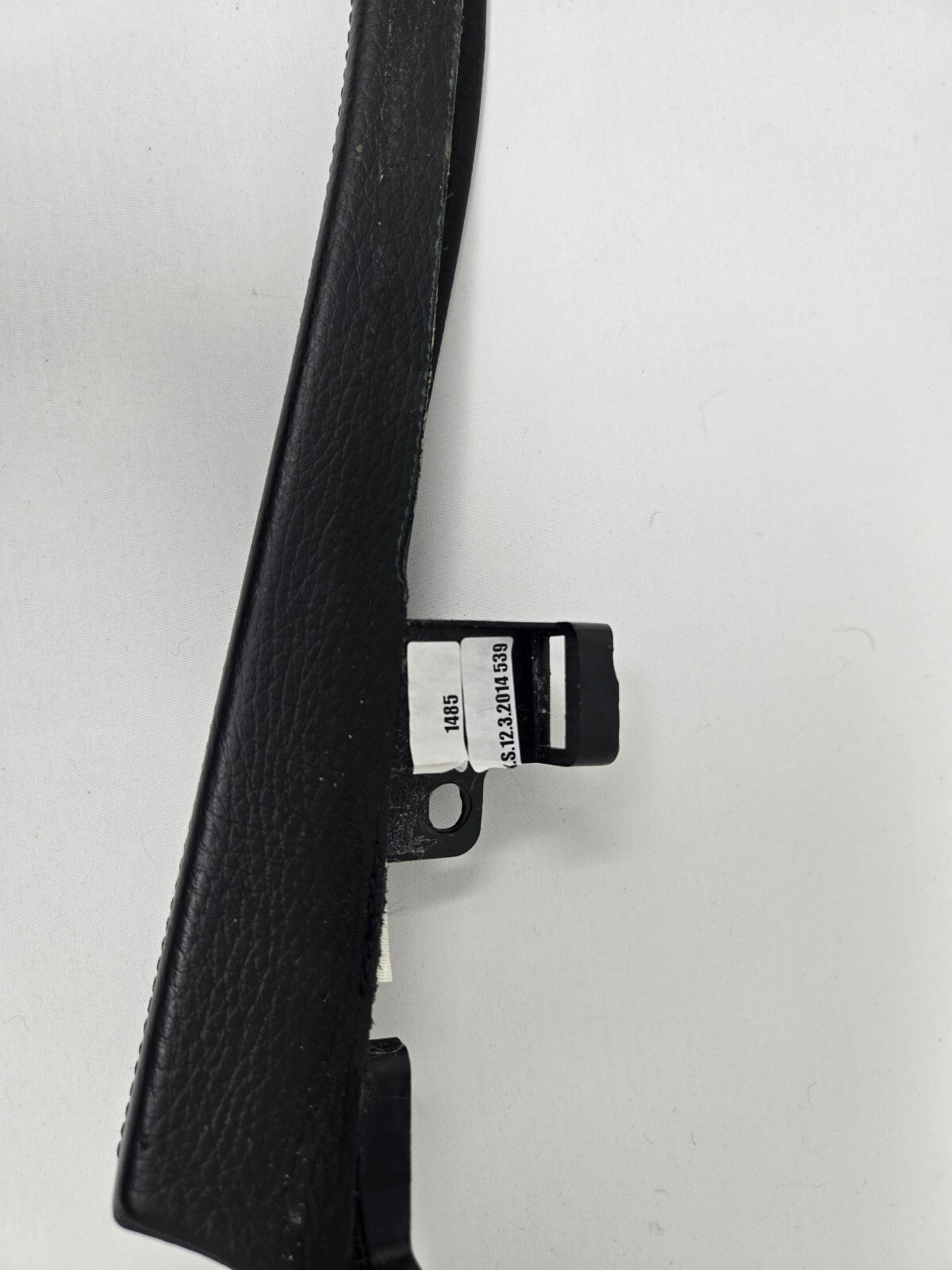 BMW 5 Series F10 F11 Front Center Console Edge Trim Cover Black Leather OEM