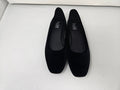 Corky’s Black Velvet Square Toe Flats sz 9