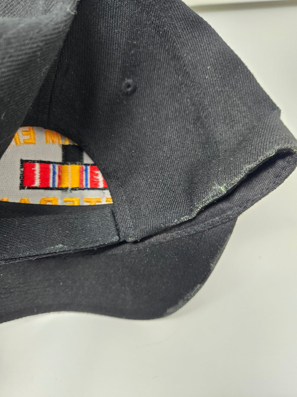 Vietnam Era Veteran Embroidered Black Baseball Cap Military Hat Adjustable