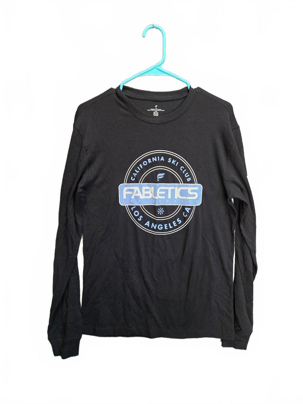 Fabletics Men's California Ski Club Long-Sleeve Graphic T-Shirt xs
