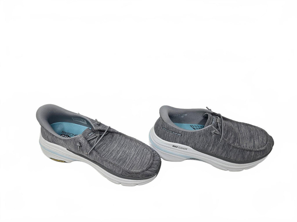 Skechers Max Cushioning Slip-On Sneakers in Gray, Size 9.5