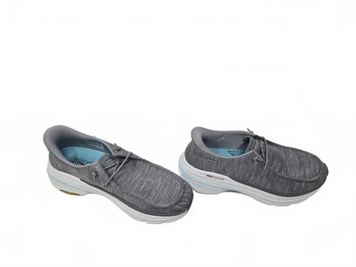 Skechers Max Cushioning Slip-On Sneakers in Gray, Size 9.5
