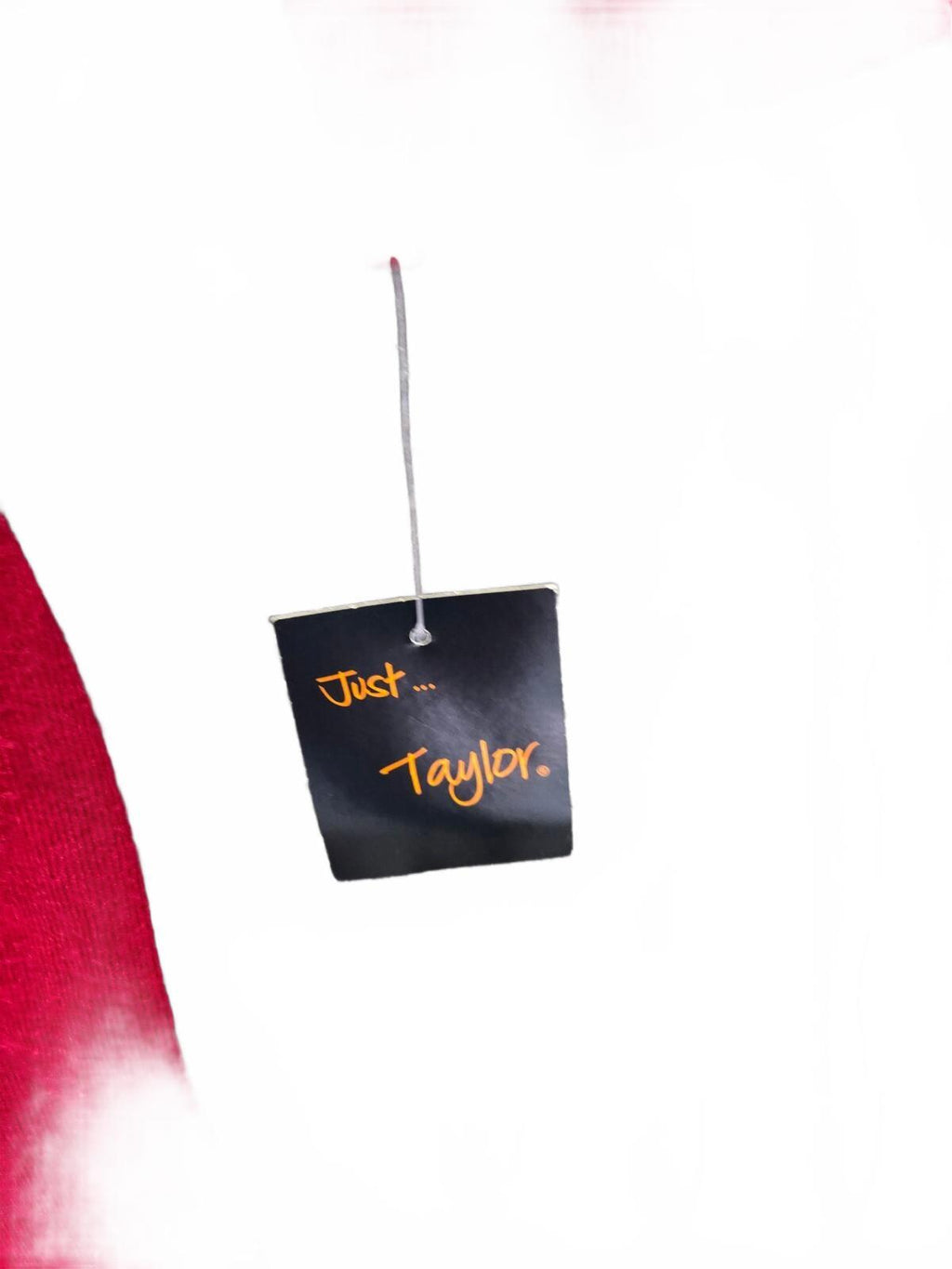 Just Taylor Women's Red Cold-Shoulder Cutout Asymmetrical Knit Midi Dres (XS)