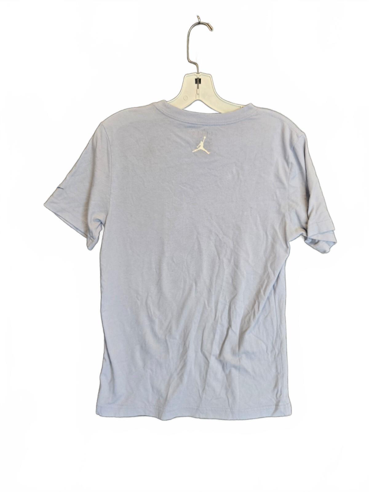 Nike Jordan Boys Youth Large 23 Graphic T-Shirt Light Powder Blue Short Sleeve