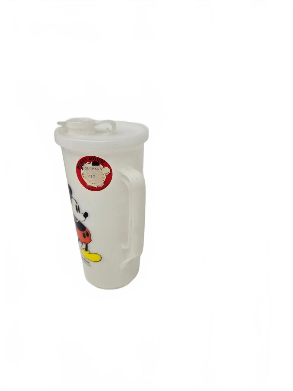 Vintage 1960s Eagle Seal Plastic Drinkware featuring Mickey Mouse