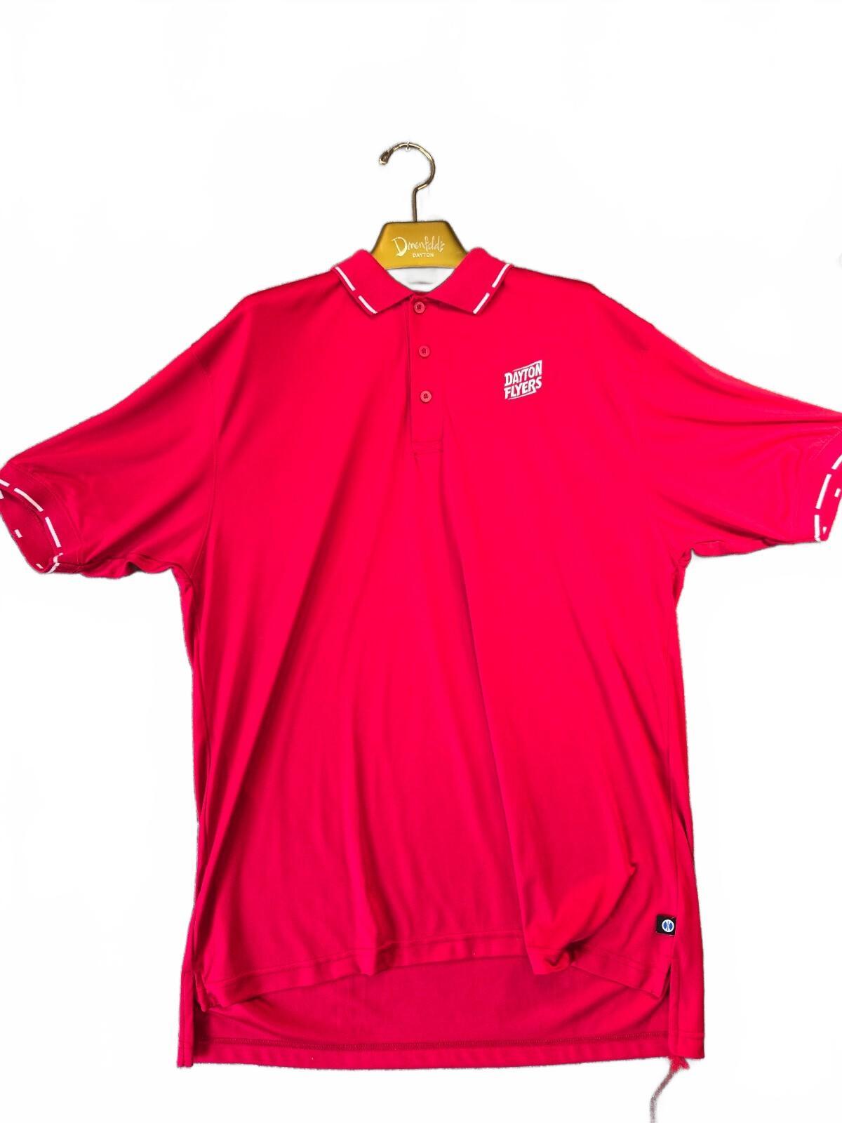 Holloway Dayton Flyers Men's Red Polo Shirt - Size XLarge