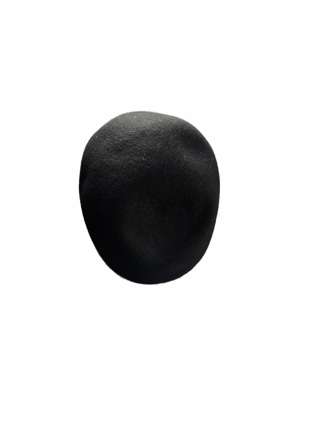 Scala Classic 100% Wool Black Flat Cap Hat Large