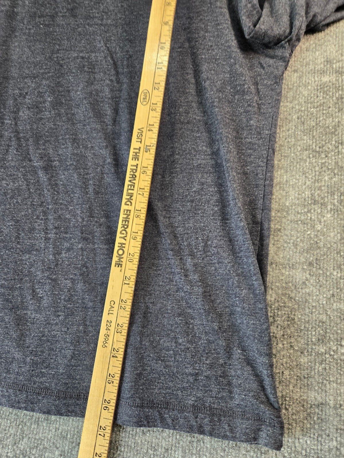 Urban Pipeline Men's Long Sleeve Crew Neck T-Shirt Gray Size L