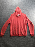 Jerzees Red Hooded Pullover Sweatshirt, Size Medium