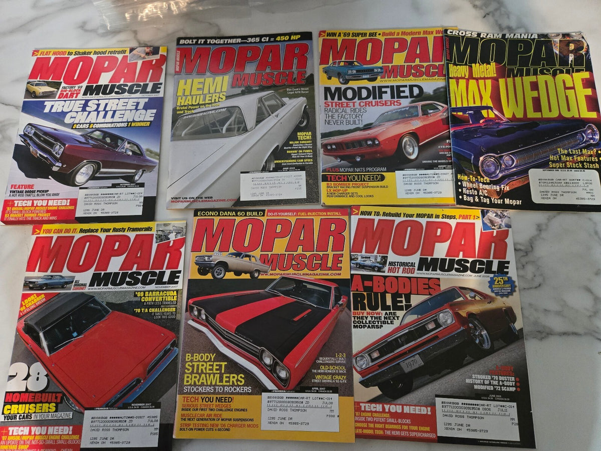 Mopar Muscle Magazine B-Body Street Brawlers Issue