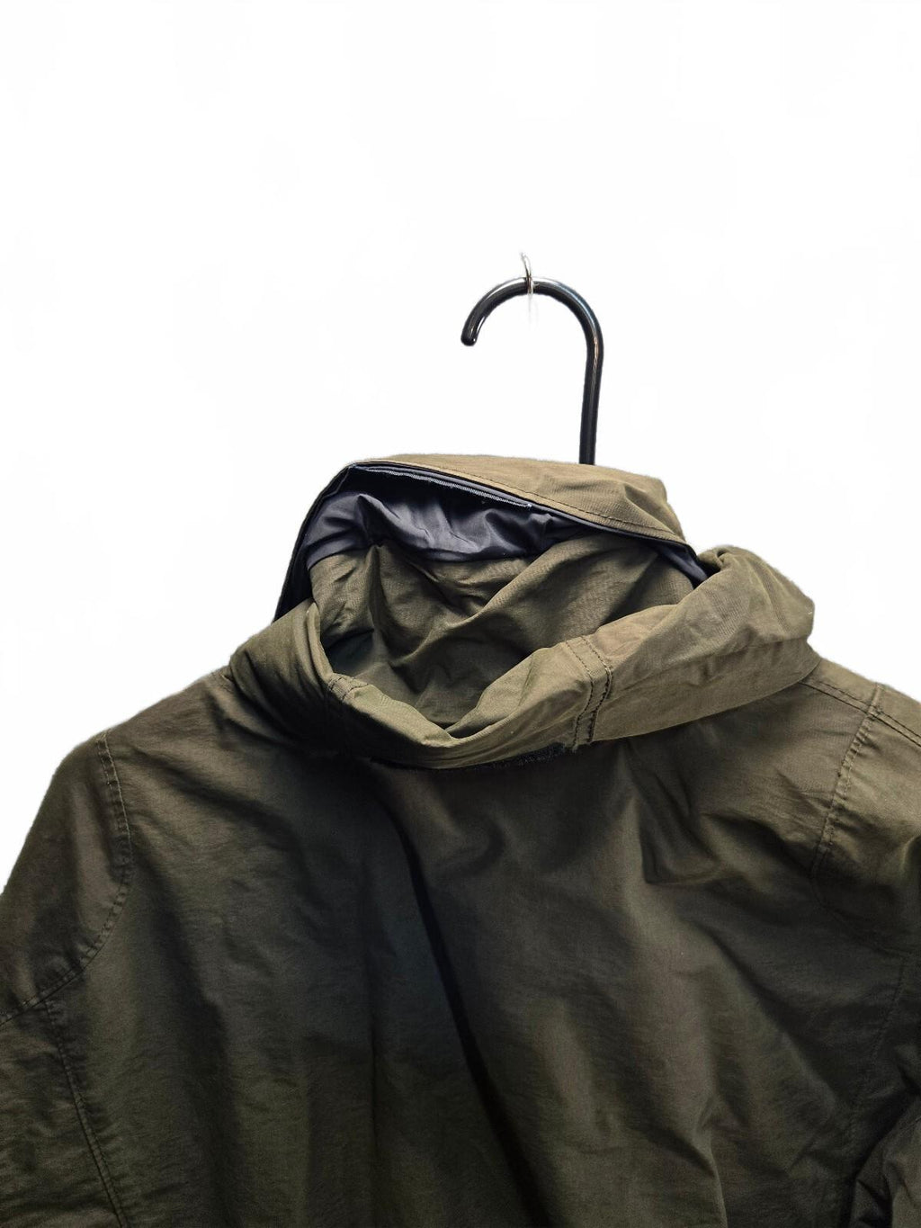 Polo Ralph Lauren Olive Green Hooded Jacket with Front Zip and Pockets