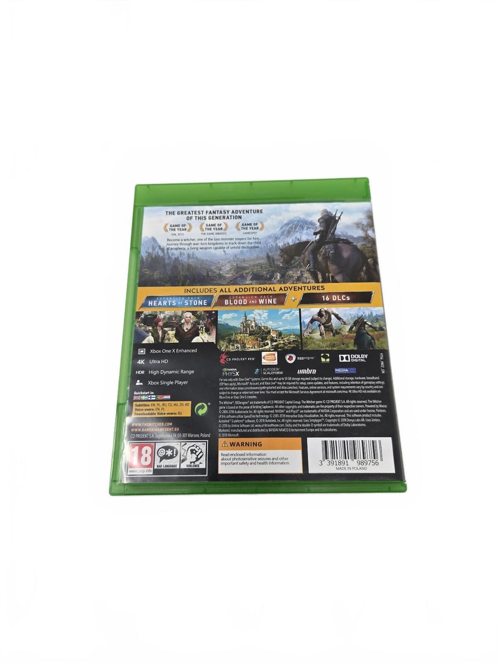 The Witcher 3: Wild Hunt - Game of the Year Edition for the Xbox One