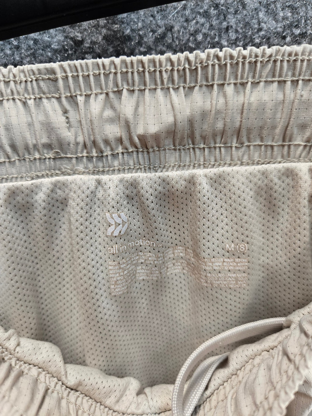 All in Motion Beige Athletic Shorts Size YM