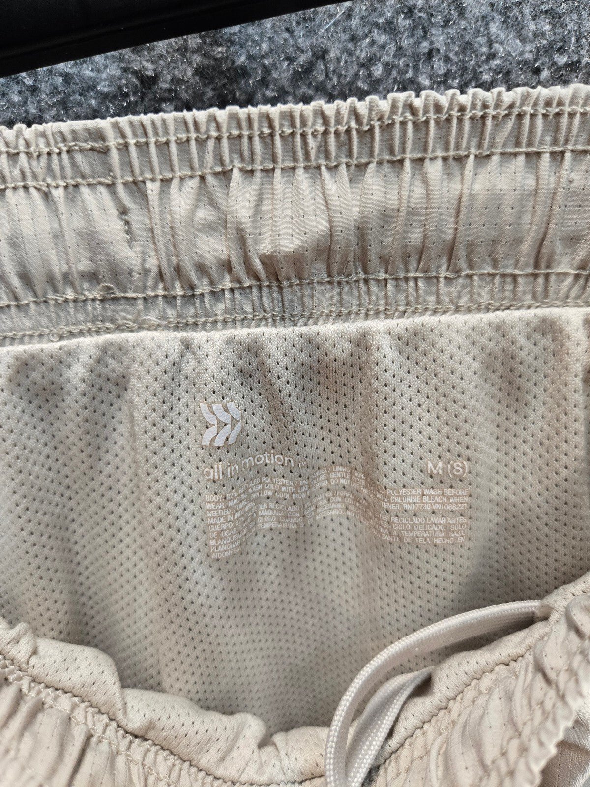 All in Motion Beige Athletic Shorts Size YM