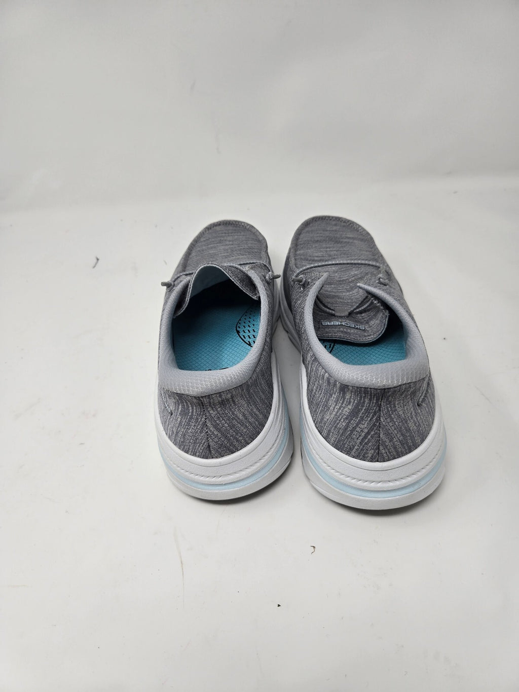 Skechers Max Cushioning Slip-On Sneakers in Gray, Size 9.5