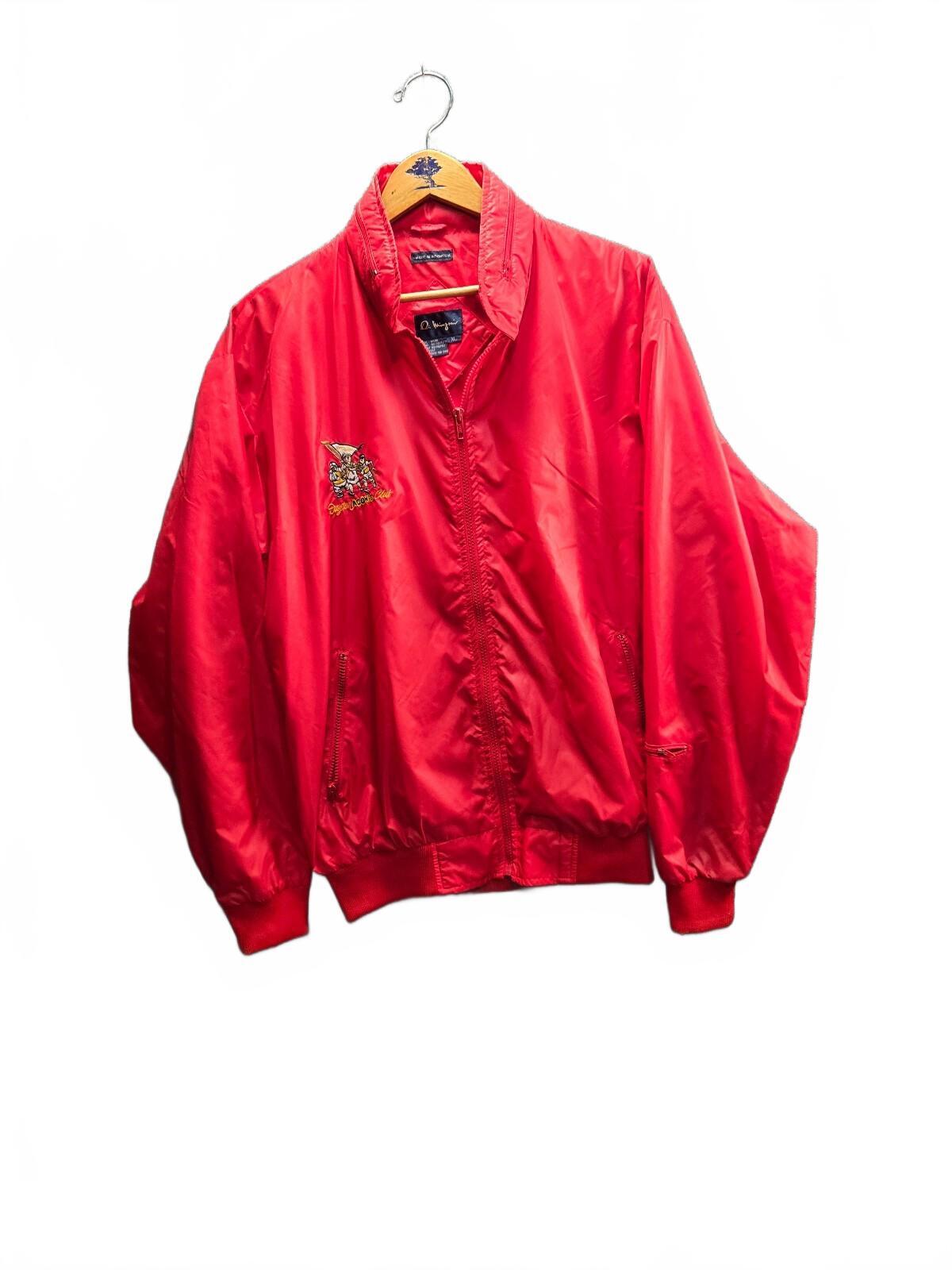 Ralph Lauren Polo Red Windbreaker Jacket with Embroidery Med