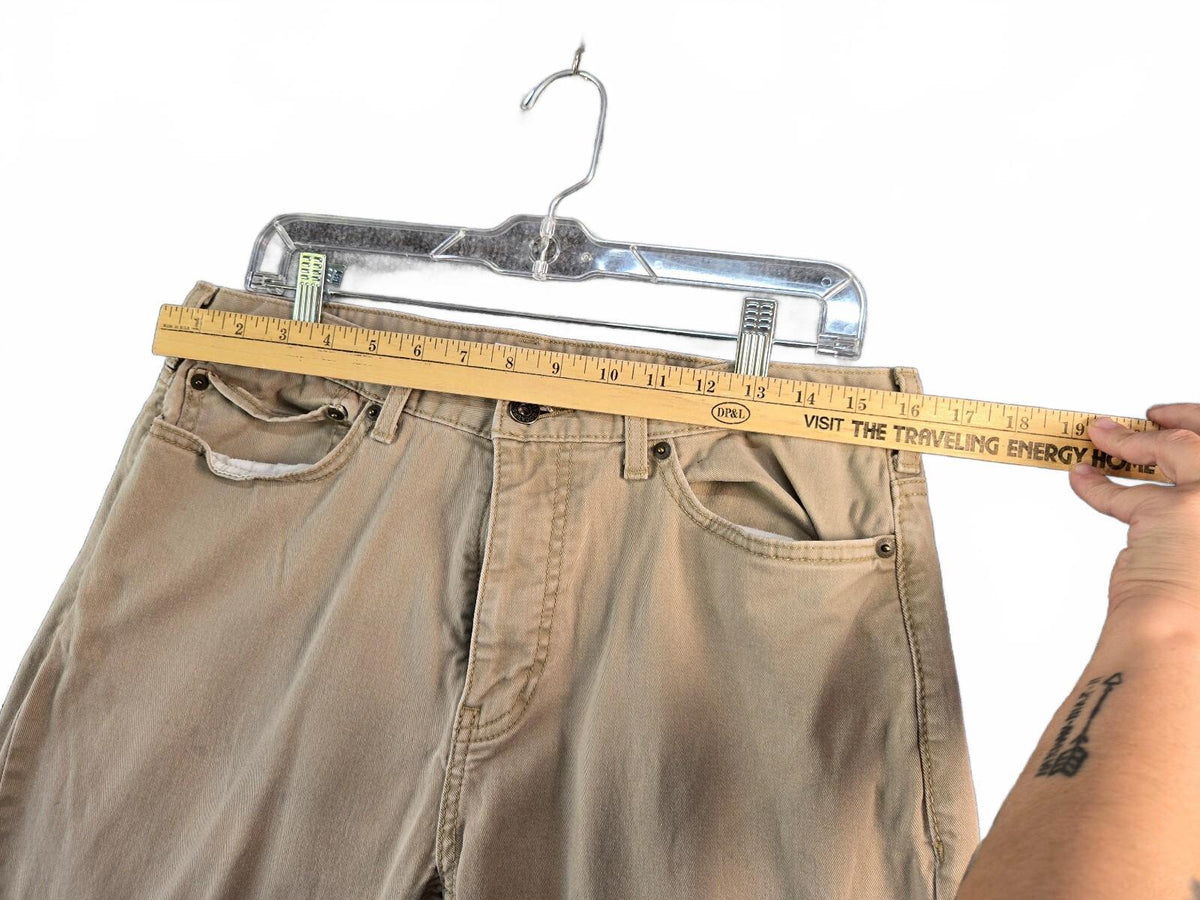 Dockers Men's Straight Fit Jean Cut Khaki Pants Tan 5-Pocket Cotton