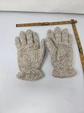Cream Sherpa Fleece Winter Gloves Cozy Plush Oatmeal Beige Lining OSFM