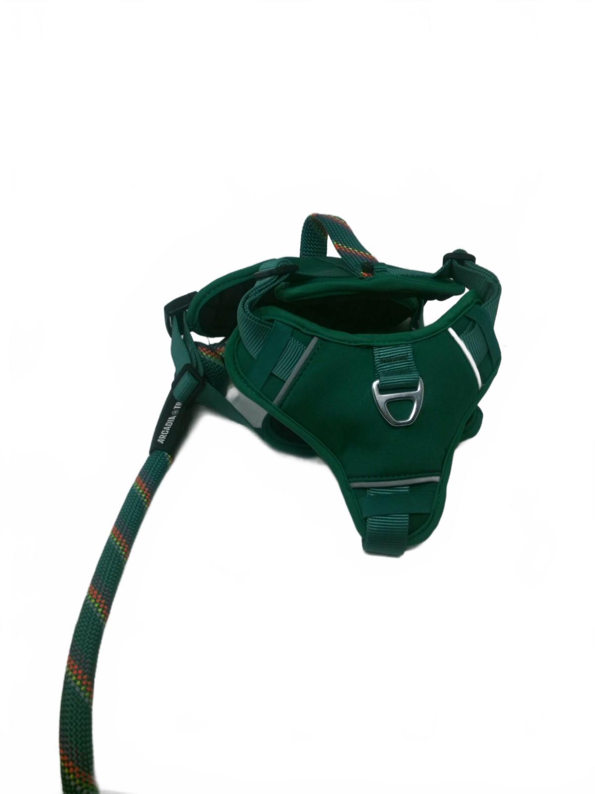 Arcadia Trail Maximum Mobility Rope Dog Harness Green Large
