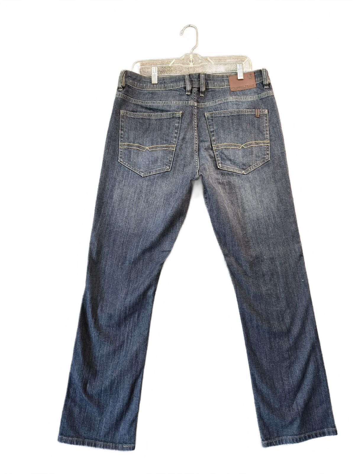 Buffalo David Bitton Driven-X Jeans Men's 34x30 Straight Stretch Blue Denim