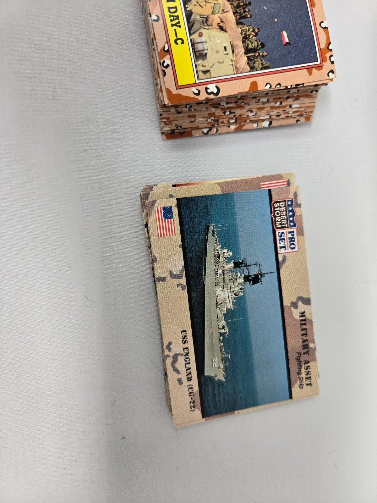 1991 Desert Storm Trading Cards Lot Topps & Pro Set Military Collectibles