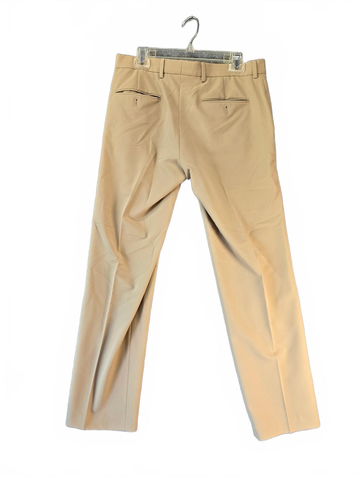 Nautica Beige Khaki Dress Pants with Flat Front