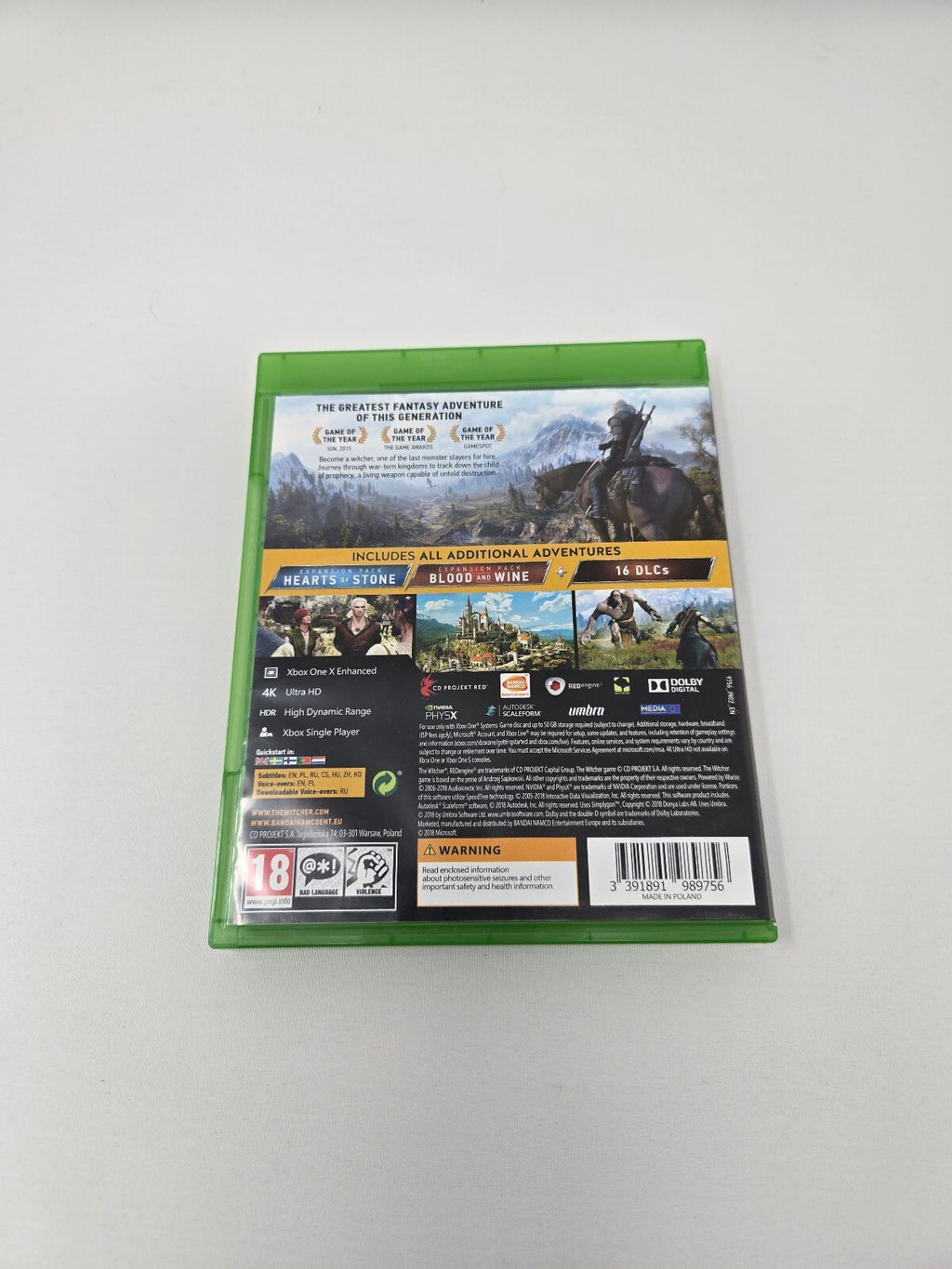 The Witcher 3: Wild Hunt - Game of the Year Edition for the Xbox One