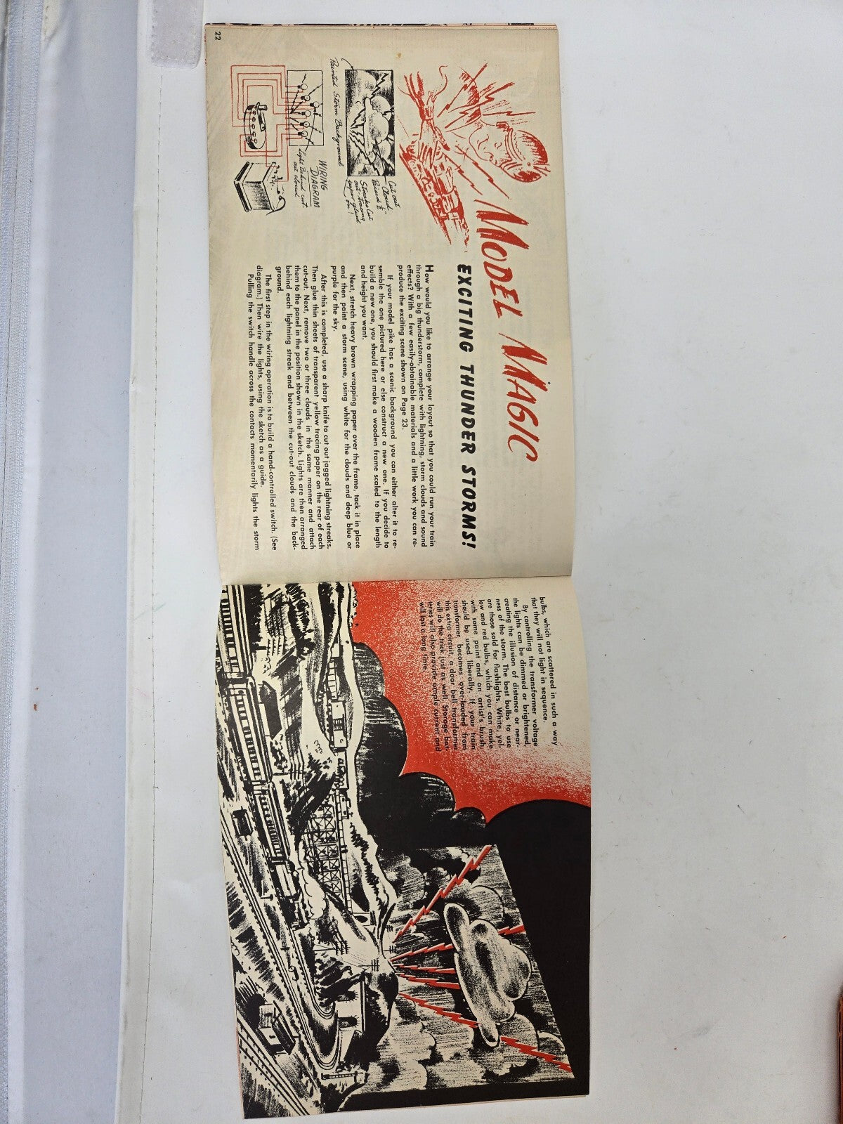 Lot of 2 Vintage 1940s Lionel Train Paper: 1942 Instruction Manual & 1947 Broc