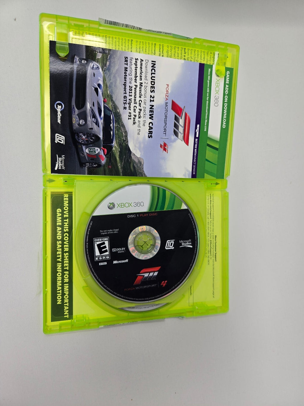 Forza Motorsport 4: Racing Game of the Year Edition (Xbox 360, 2012) CIB