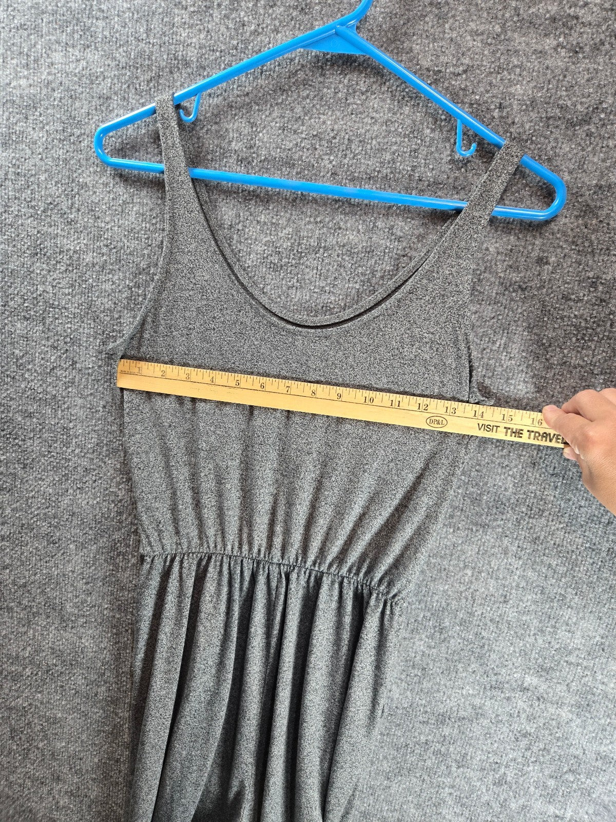 Mango Gray Sleeveless Jumpsuit XS
